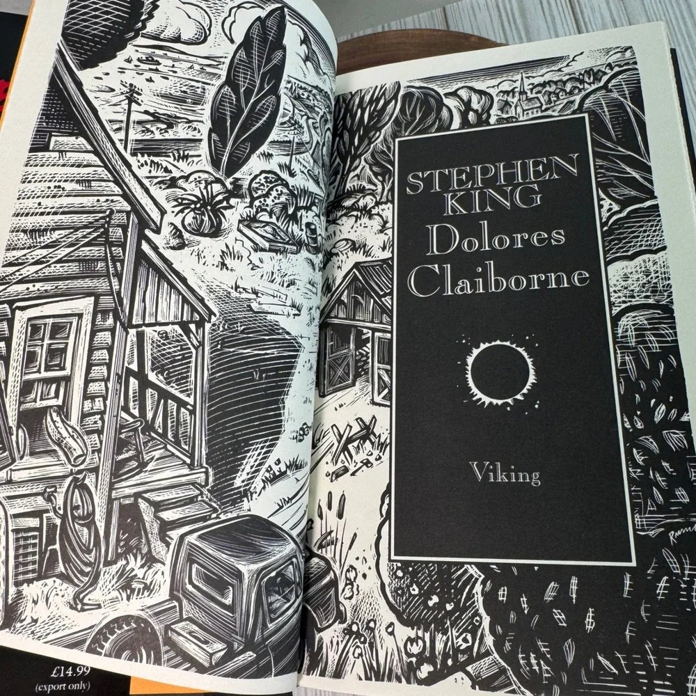 Stephen King Dolores‎ Claiborne Hardcover 1993 Viking Psychological Horror